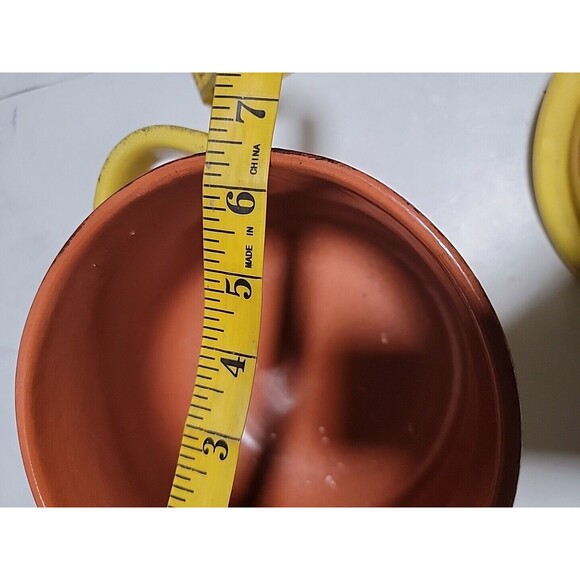 Vintage De Silva Pottery Yellow Terra Cotta Covered Stew/soup Serving Dish Italy - Picture 10 of 11